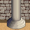 Castle Wall and Pillar icon/pixelart