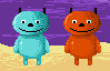 walk on the beach icon/pixelart