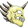 Morbid Skull icon/pixelart