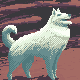pixel dog icon/pixelart