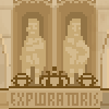 Celebration screen background icon/pixelart