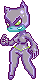 Cat woman icon/pixelart