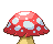 Bouncing mushroom ! icon/pixelart