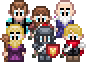 Tales of Eberly Characters icon/pixelart