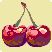 Cherry icon/pixelart