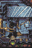 mechanical hex icon/pixelart