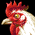 Portrait of a Chicken icon/pixelart