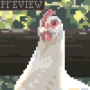 chickn icon/pixelart