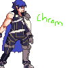 Chrom from Fire Emblem: Awakening icon/pixelart