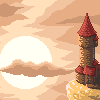 Floating castle