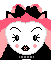 my Clawdine Kitten Goth Doll icon/pixelart