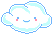 Cloud icon/pixelart