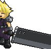 Chibi cloud icon/pixelart