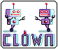 Clown Bots icon/pixelart