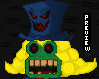 rontgen clown icon/pixelart