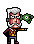 Brain slugged icon/pixelart