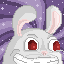 Psychedelic Rabbit icon/pixelart