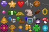 Collectibles and Power Ups icon/pixelart