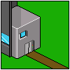 My first Iso House icon/pixelart