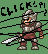 Red Sword-man 0 icon/pixelart