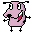 Courage the Cowardly Dog icon/pixelart