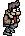 Rod running icon/pixelart