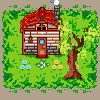 Cosy Cottage icon/pixelart
