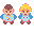 Weird Couple icon/pixelart