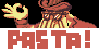 Pasta Mascot icon/pixelart