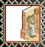 Cruci fixum latro. icon/pixelart