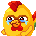 chicken cry icon/pixelart