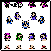 16x16 De-make of Crystalis on the NES icon/pixelart