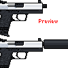 Counter Strike Collection - Pistols icon/pixelart
