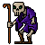 Skeleton Necromancer icon/pixelart