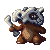 Cubone redo icon/pixelart