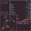 The Cursed Yard. icon/pixelart