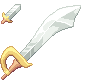I made a pirate sword :b with a bonus tiny sword ! icon/pixelart