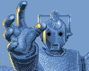 Cyberman attack icon/pixelart