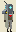 Cyborg icon/pixelart