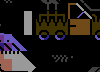 Cyborg icon/pixelart