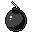 Bomb Pick-up icon/pixelart
