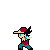 Darck Punching Stance icon/pixelart