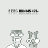a man and his dog icon/pixelart