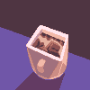Latte art icon/pixelart
