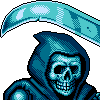 Death Large Portrait icon/pixelart