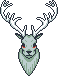 Zombanimals: Dead Deer #pixeltatto icon/pixelart