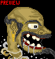 Evil genie icon/pixelart