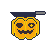 Devil Pumpkin icon/pixelart