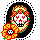 Dia de los Muertos Marigold Cameo icon/pixelart