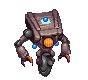 Digging Bot front attack icon/pixelart
